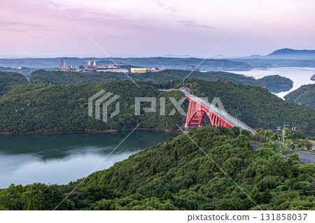 Matoya Bay at sunrise overlooking Shima Spain Village Matoya Bay at sunrise overlooking Shima Spain Village 131858037