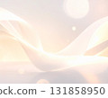 柔和發光的抽象形狀和流動的光線的極簡主義藝術 131858950