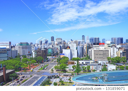 Scenery of skyscrapers in front of Nagoya Station, Nagoya City, Aichi Prefecture 131859071