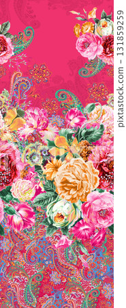 Assorted Handpainted Floral Cartoon And Nature Patterned Decorative Paper Collection 131859259