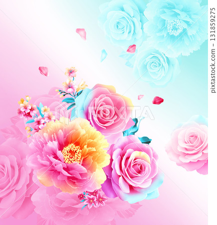Assorted Handpainted Floral Cartoon And Nature Patterned Decorative Paper Collection 131859275