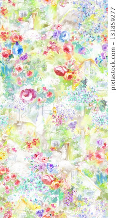 Assorted Handpainted Floral Cartoon And Nature Patterned Decorative Paper Collection 131859277