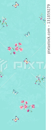 Assorted Handpainted Floral Cartoon And Nature Patterned Decorative Paper Collection 131859279