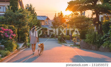 Walk in the evening 131859372