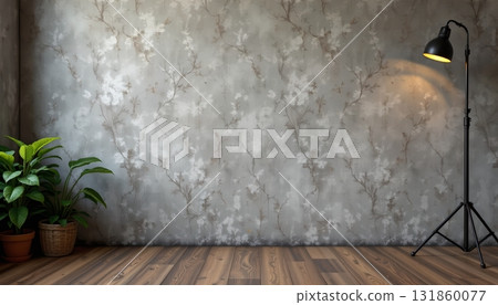 A large wall hanging that prominently features abstract  A large wall hanging that prominently features abstract  131860077