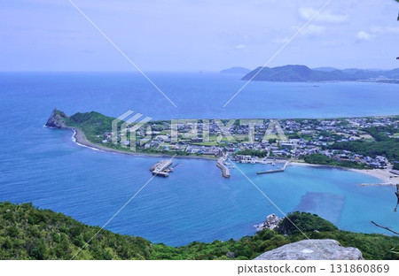 糸島 - 從立石山頂看的鍵屋禦門 糸島 - 從立石山頂看的鍵屋禦門 131860869