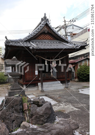 Beppu City Hatoba Shrine and Beppu Port Construction Monument Beppu City Hatoba Shrine and Beppu Port Construction Monument 131861764
