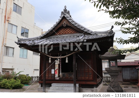 Beppu City Hatoba Shrine and Beppu Port Construction Monument 131861811