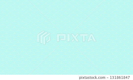 Light green Seigaiha, Japanese pattern texture background material Light green Seigaiha, Japanese pattern texture background material 131861847