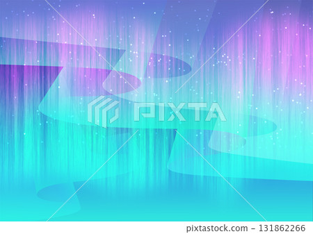 傾瀉而下的極光 131862266