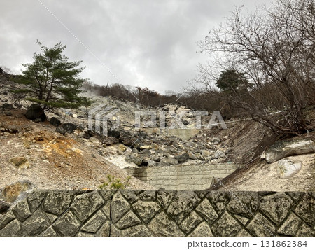 Shinyu explosive eruption site, Oku-Shiobara Shinyu Onsen Shinyu explosive eruption site, Oku-Shiobara Shinyu Onsen 131862384