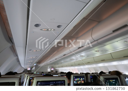 airplane cabin 131862730