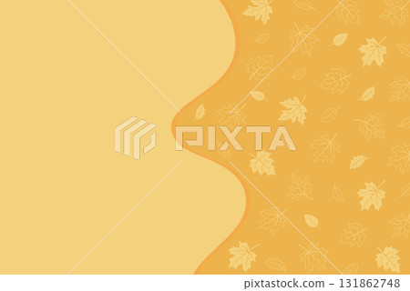 falling maple leaves pattern and yellow background seasonal elements autumn theme flat design vector illustration falling maple leaves pattern and yellow background seasonal elements autumn theme flat design vector illustration 131862748