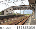 Ichinomoto Station, a hard-to-read station on the JR Sakurai Line that runs through the Nara Basin 131863039