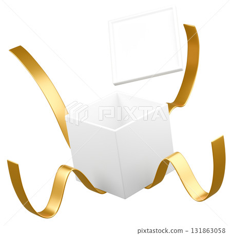 3D illustration_present_yellow 131863058