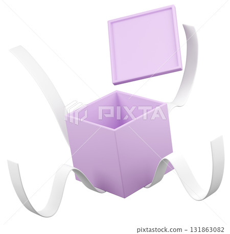 3D 插畫_呈現_紫色 131863082