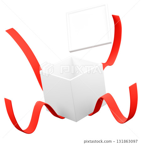3D 插畫_禮物_紅色 3D 插畫_禮物_紅色 131863097