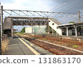 Ichinomoto Station, a hard-to-read station on the JR Sakurai Line that runs through the Nara Basin 131863170