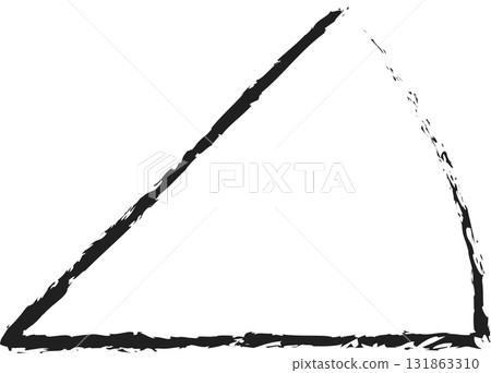 Geometric brush drawn shapes Geometric brush drawn shapes 131863310