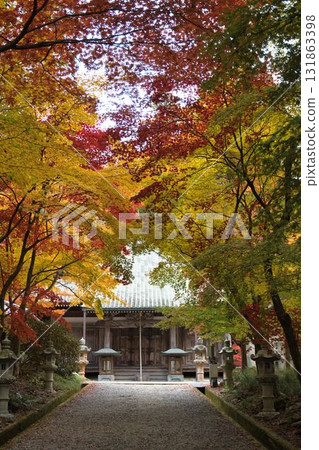 Autumn leaves at Sairinji Temple (Nishiwaki City, Hyogo Prefecture) Autumn leaves at Sairinji Temple (Nishiwaki City, Hyogo Prefecture) 131863398