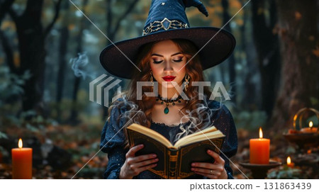 萬聖節 南瓜 頭骨 鬼魂 手繪向量插圖集 紋身，雕刻風格 131863439