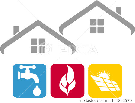 house, tools, caretaker, tools, plumber, installer, logo background house, tools, caretaker, tools, plumber, installer, logo background 131863570