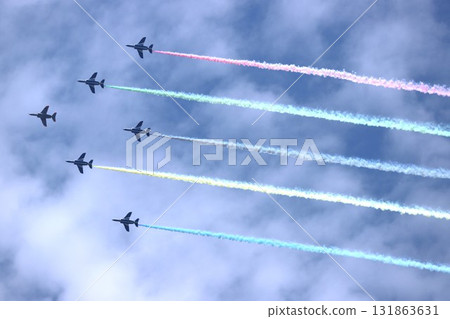 Blue Impulse Tokyo 2020 Olympics Blue Impulse Tokyo 2020 Olympics 131863631