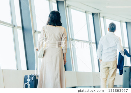 Senior women going on a trip Senior women going on a trip 131863957