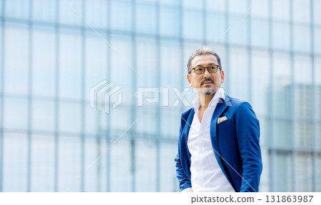 Portrait of a businessman in his 50s Portrait of a businessman in his 50s 131863987