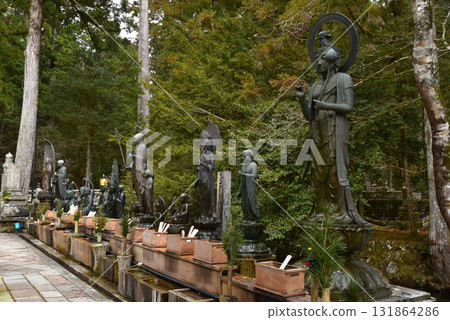 水向地藏、奧之院、高野山 水向地藏、奧之院、高野山 131864286