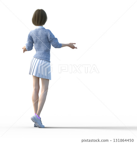 穿著針織衣服的年輕女子 穿著針織衣服的年輕女子 131864450