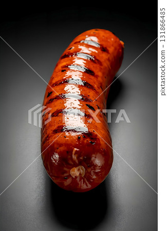 厚厚的烤法蘭克福香腸 131866485