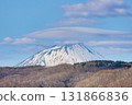 Mt. Yotei and the blue sky in spring 131866836