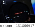 Magnifying glass highlights 400 Bad Request error on dark computer screen, symbolizing web development debugging, network issues, and IT system troubleshooting 131866917