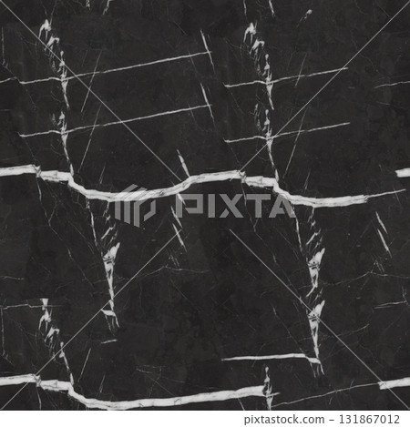 Black marble background. Seamless square texture, tile ready. 131867012