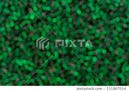 Defocused green lights. 131867014