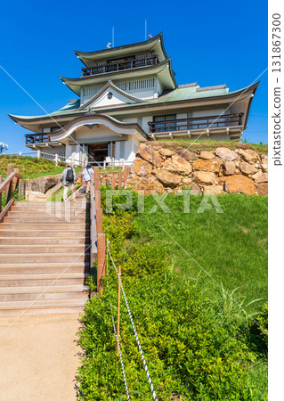 Komakiyama Castle, a stone fortress built by Oda Nobunaga, where excavations continue (Komaki City, Aichi Prefecture) 131867300