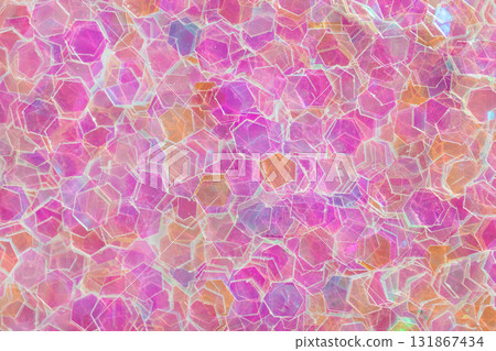 Pink background with shiny glass. Pink background with shiny glass. 131867434