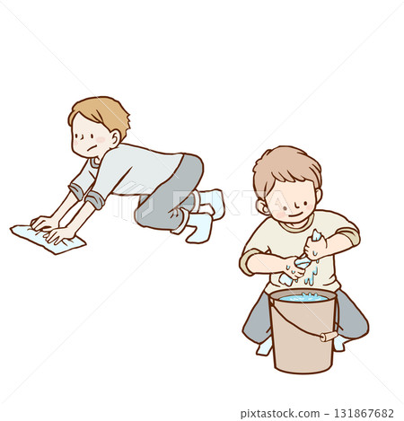 人們拖地 人們拖地 131867682