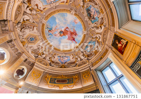 Chateau de Chantilly, interiors and details, Oise, France Chateau de Chantilly, interiors and details, Oise, France 131867751