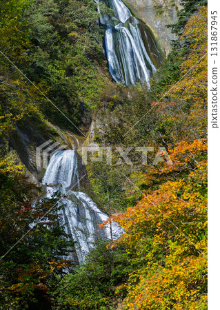 Hagoromo Falls, the famous waterfall of Tenninkyo 131867945