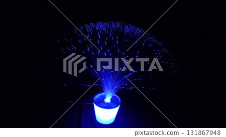 Illumination flowers add a touch of color to your Christmas with their beautiful sparkle. 131867948