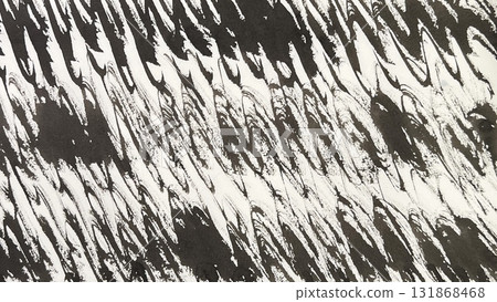 Hand-drawn ink and brush drawings, ink lines, brushed rotating wavy lines, brush and ink scratched grunge backgrounds 131868468