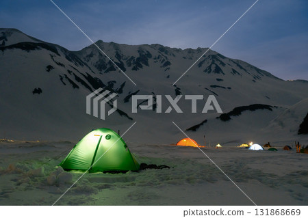 Tateyama of the snowy season Tateyama of the snowy season 131868669