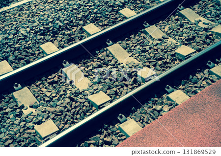 Railway rail scenery 131869529