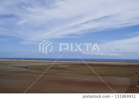 夏威夷大島烏波盧機場和毛伊島的風景 夏威夷大島烏波盧機場和毛伊島的風景 131869931