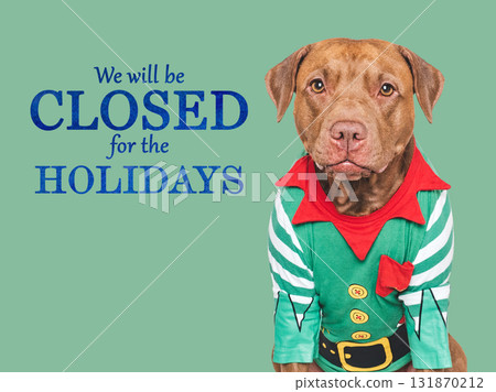 We will be closed for the Holidays 131870212
