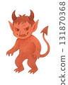 Little devil illustration material 131870368