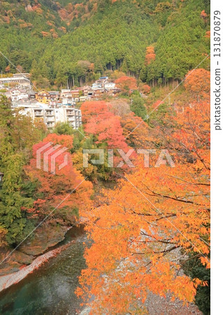 Autumn leaves in the Hikawa Valley Autumn leaves in the Hikawa Valley 131870879