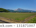 Autumn scenery of the wide countryside and Mt. Ibuki 131871007